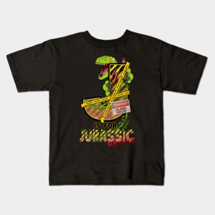 J is for Jurassic Survivor Kids T-Shirt